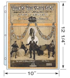 ARCHIVAL 3-Ring Binder Page for Sma
